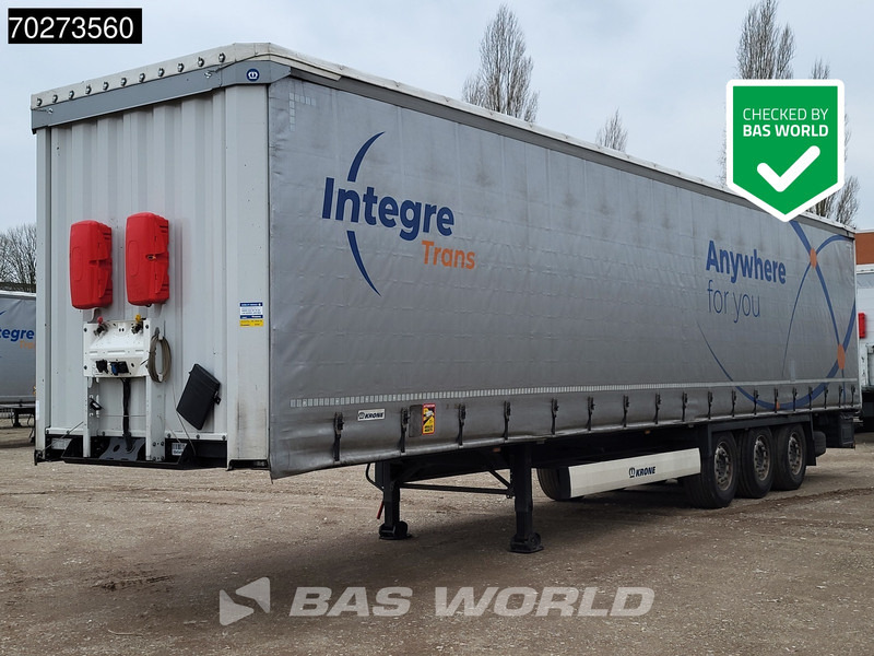 Krone SD 3 axles Edscha Anti-Vandalimus-Plane Alcoa's - Semi-reboque de lona: foto 1 Krone SD 3 axles Edscha Anti-Vandalimus-Plane Alcoa's - Semi-reboque de lona: foto 1