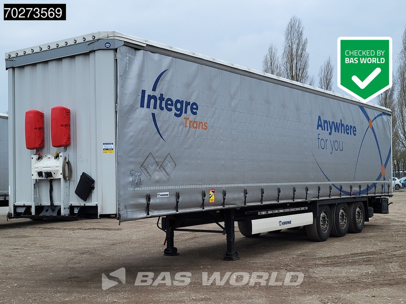 Krone SD 3 axles Edscha Anti-Vandalimus-Plane Alcoa's - Semi-reboque de lona: foto 1 Krone SD 3 axles Edscha Anti-Vandalimus-Plane Alcoa's - Semi-reboque de lona: foto 1