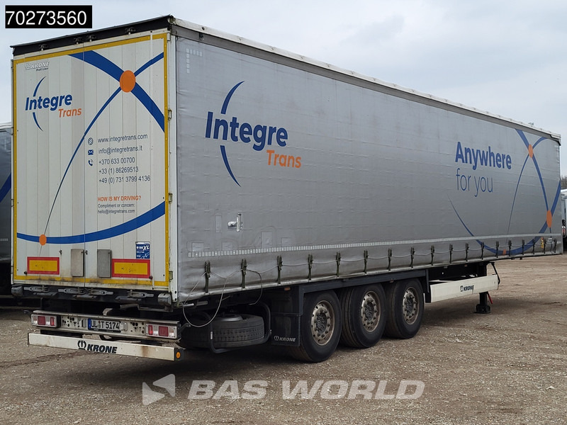 Krone SD 3 axles Edscha Anti-Vandalimus-Plane Alcoa's - Semi-reboque de lona: foto 5 Krone SD 3 axles Edscha Anti-Vandalimus-Plane Alcoa's - Semi-reboque de lona: foto 5