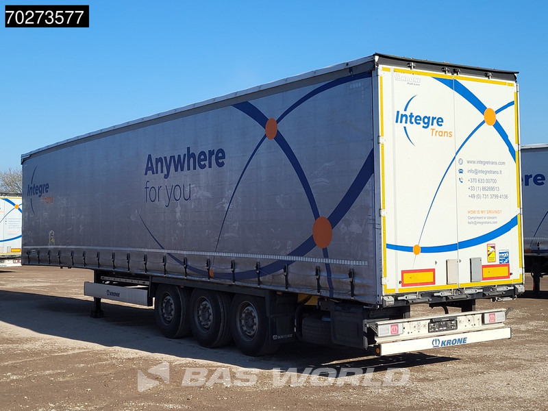 Krone SD 3 axles Edscha Anti Vandalismus plane - Semi-reboque de lona: foto 2 Krone SD 3 axles Edscha Anti Vandalismus plane - Semi-reboque de lona: foto 2