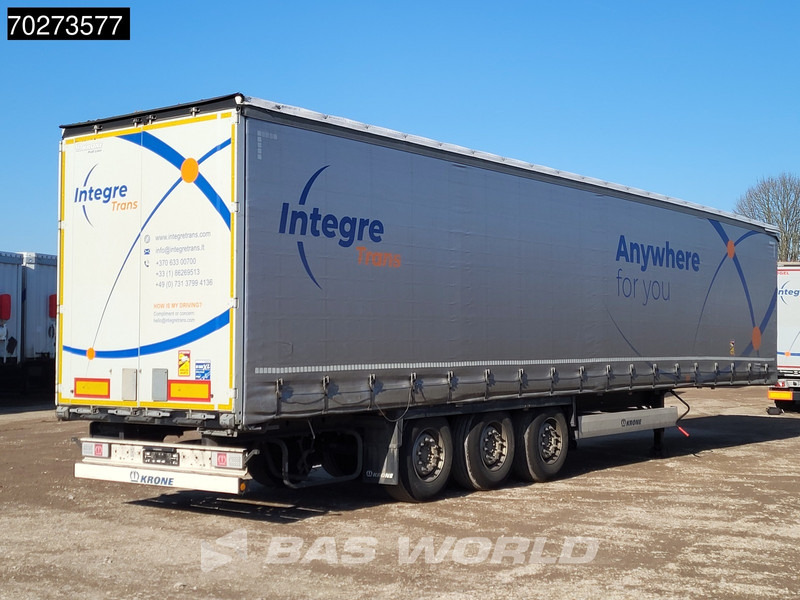 Krone SD 3 axles Edscha Anti Vandalismus plane - Semi-reboque de lona: foto 5 Krone SD 3 axles Edscha Anti Vandalismus plane - Semi-reboque de lona: foto 5