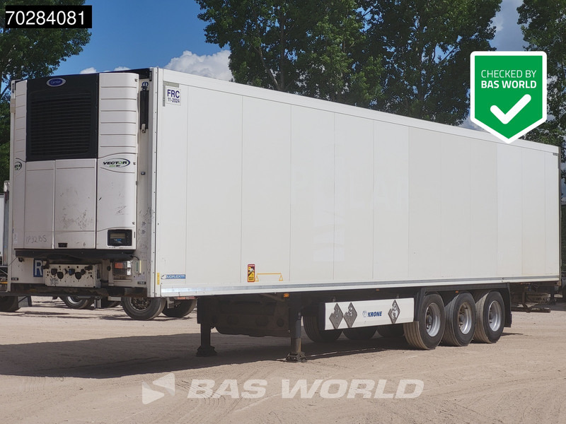 Krone SD 3 axles TÜV 01-26 Doppelverdampfer Doppelstock Blumenbreit Schiebewand - Semi-reboque frigorífico: foto 1 Krone SD 3 axles TÜV 01-26 Doppelverdampfer Doppelstock Blumenbreit Schiebewand - Semi-reboque frigorífico: foto 1