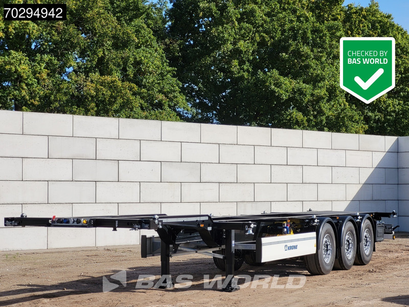 Krone SD NEW 20ft 30ft 40ft Liftachse - Semi-reboque transportador de contêineres/ Caixa móvel: foto 1 Krone SD NEW 20ft 30ft 40ft Liftachse - Semi-reboque transportador de contêineres/ Caixa móvel: foto 1