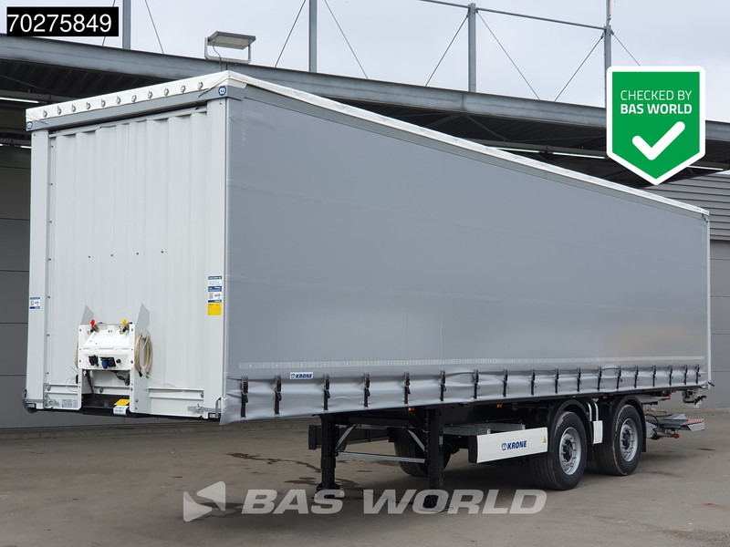 Krone SZ NEW Tailgate City Lift + Lenkachse LBW Ladebordwand - Semi-reboque de lona: foto 1 Krone SZ NEW Tailgate City Lift + Lenkachse LBW Ladebordwand - Semi-reboque de lona: foto 1