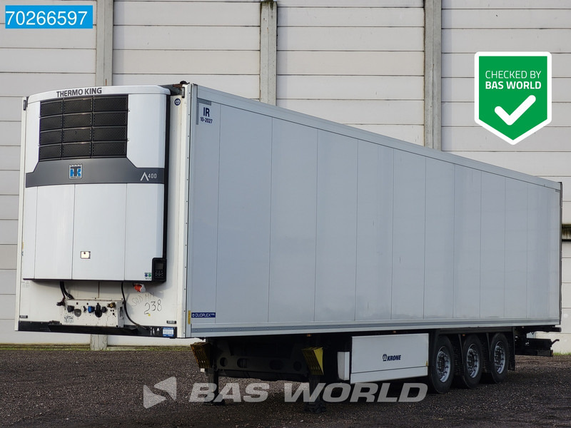 Krone Thermo King A400 Doppelstock Blumenbreit Liftachse Palettenkasten - Semi-reboque frigorífico: foto 1 Krone Thermo King A400 Doppelstock Blumenbreit Liftachse Palettenkasten - Semi-reboque frigorífico: foto 1