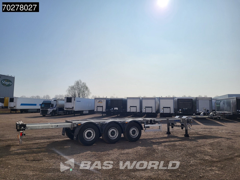 Lecitrailer SR3EC 3 axles UNUSED Liftachse Multi'45 - Semi-reboque transportador de contêineres/ Caixa móvel: foto 5 Lecitrailer SR3EC 3 axles UNUSED Liftachse Multi'45 - Semi-reboque transportador de contêineres/ Caixa móvel: foto 5