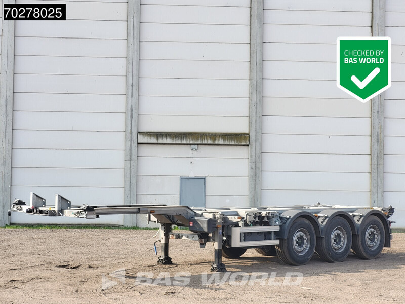 Lecitrailer SR3EC 3 axles UNUSED Liftachse Multi'45 - Semi-reboque transportador de contêineres/ Caixa móvel: foto 1 Lecitrailer SR3EC 3 axles UNUSED Liftachse Multi'45 - Semi-reboque transportador de contêineres/ Caixa móvel: foto 1