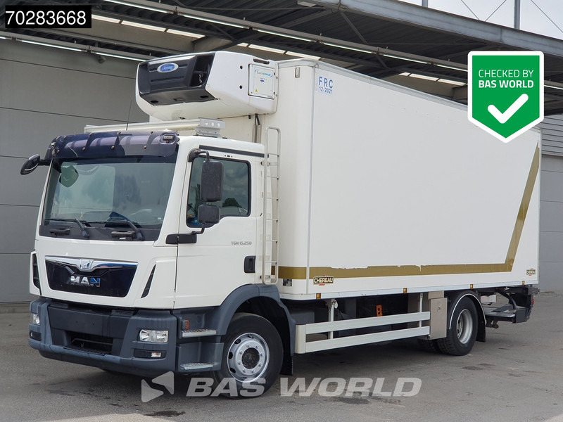MAN TGM 15.250 4X2 Carrier Supra 850 Cooler Tailgate Euro 6 - Camião frigorífico: foto 1 MAN TGM 15.250 4X2 Carrier Supra 850 Cooler Tailgate Euro 6 - Camião frigorífico: foto 1