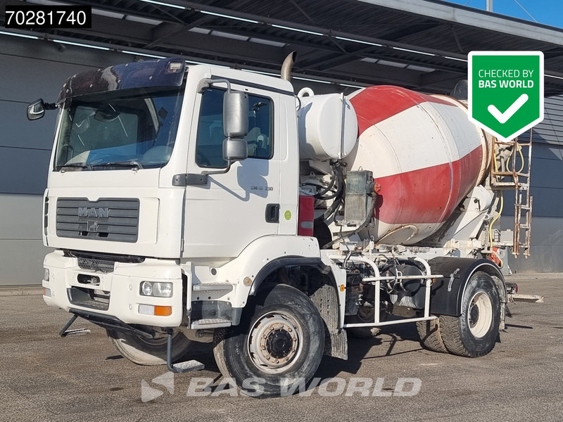 MAN TGM 18.330 4X4 4x4 Manual Big-Axle Schwing stetter Mixer Euro 4 - Camião betoneira: foto 1 MAN TGM 18.330 4X4 4x4 Manual Big-Axle Schwing stetter Mixer Euro 4 - Camião betoneira: foto 1