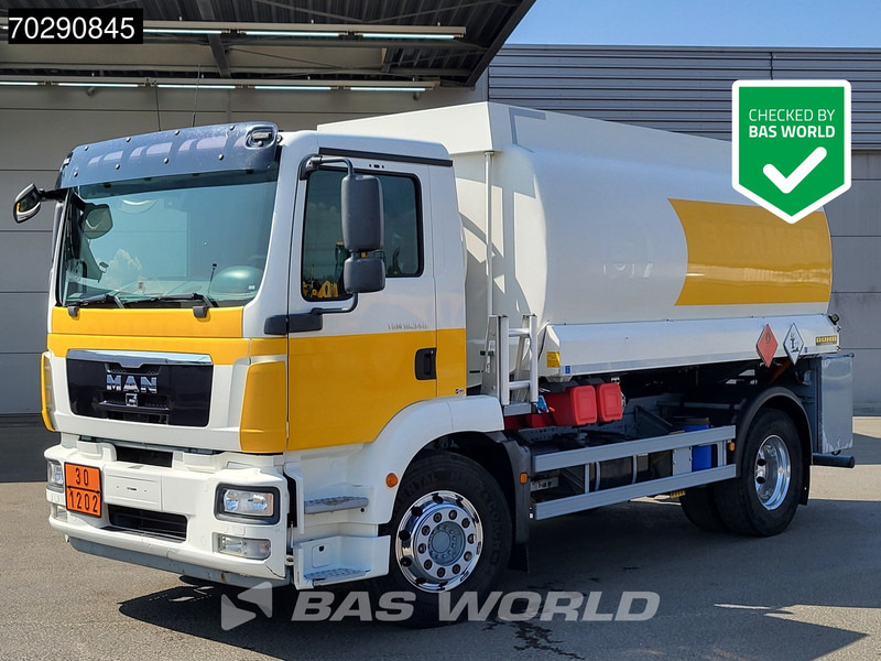 MAN TGM 18.340 4X2 Rohr Fuel tanker 15100 liter Automatic Euro 6 - Caminhão tanque: foto 1 MAN TGM 18.340 4X2 Rohr Fuel tanker 15100 liter Automatic Euro 6 - Caminhão tanque: foto 1