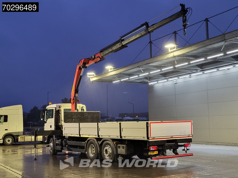 MAN TGS 26.360 TGS 6X2 NL-Truck Palfinger PK17.001 Crane Kran Lift+Steering-Axle Navi Euro 6 Palfinger - Camião de caixa aberta/ Plataforma, Camião grua: foto 2 MAN TGS 26.360 TGS 6X2 NL-Truck Palfinger PK17.001 Crane Kran Lift+Steering-Axle Navi Euro 6 Palfinger - Camião de caixa aberta/ Plataforma, Camião grua: foto 2