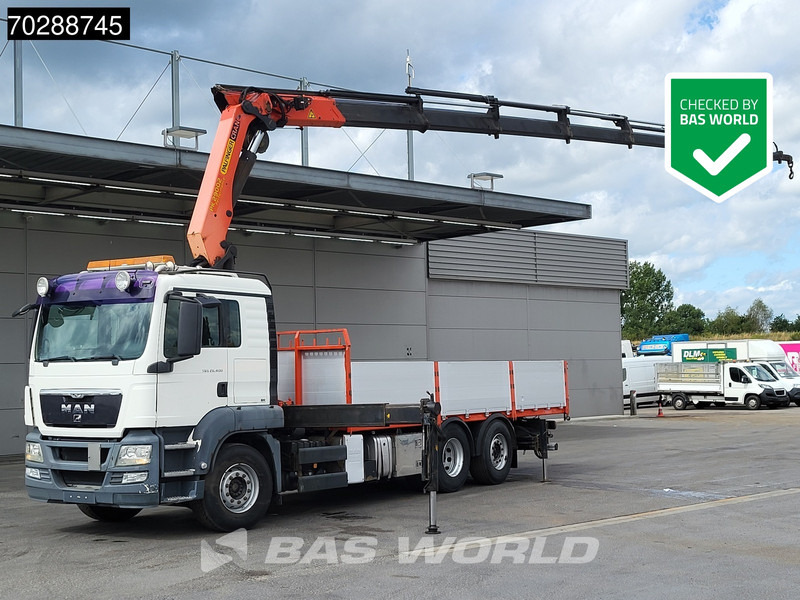 MAN TGS 26.400 TGS 6X2 Palfinger PK29002 Crane Kran 2.5Tons Winch Lift+steering Euro 4 - Camião de caixa aberta/ Plataforma, Camião grua: foto 1 MAN TGS 26.400 TGS 6X2 Palfinger PK29002 Crane Kran 2.5Tons Winch Lift+steering Euro 4 - Camião de caixa aberta/ Plataforma, Camião grua: foto 1