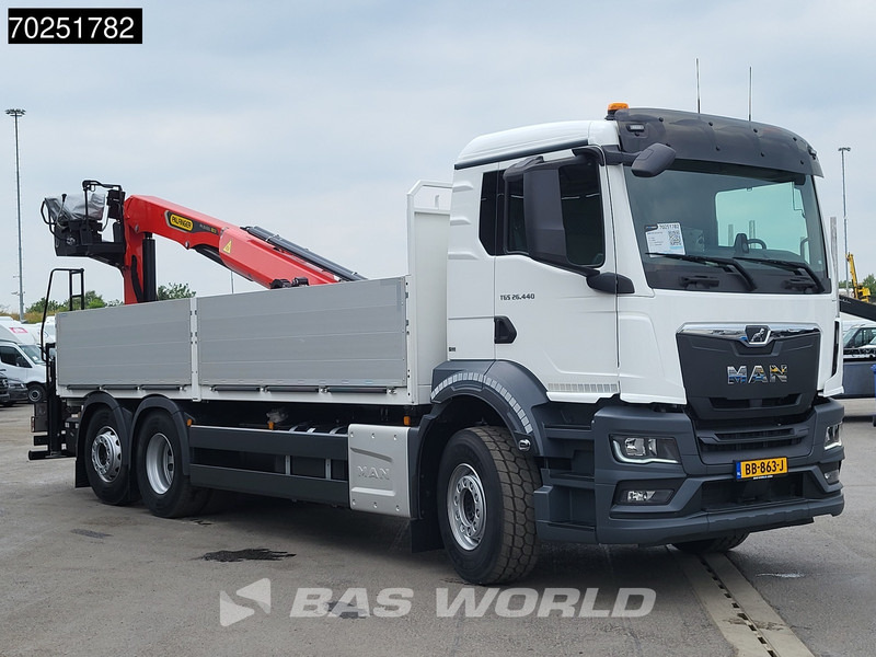 MAN TGS 26.440 6X2 NEW NL-Truck Palfinger PK 20.501 L TEC3 Kran Crane Euro 6 - Camião de caixa aberta/ Plataforma, Camião grua: foto 3 MAN TGS 26.440 6X2 NEW NL-Truck Palfinger PK 20.501 L TEC3 Kran Crane Euro 6 - Camião de caixa aberta/ Plataforma, Camião grua: foto 3