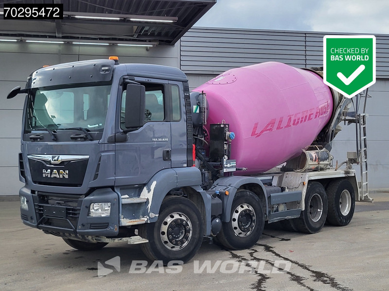 MAN TGS 32.430 8X4 9m3 Stetter Steelsuspension Euro 6 - Camião betoneira: foto 1 MAN TGS 32.430 8X4 9m3 Stetter Steelsuspension Euro 6 - Camião betoneira: foto 1