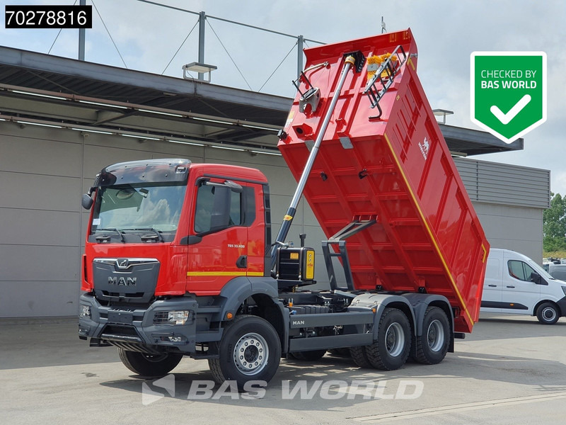 MAN TGS 33.400 6X4 NEW! 16m3 Wielton tipper Manual Body heating Big-Axle Euro 5 - Camião basculante: foto 1 MAN TGS 33.400 6X4 NEW! 16m3 Wielton tipper Manual Body heating Big-Axle Euro 5 - Camião basculante: foto 1