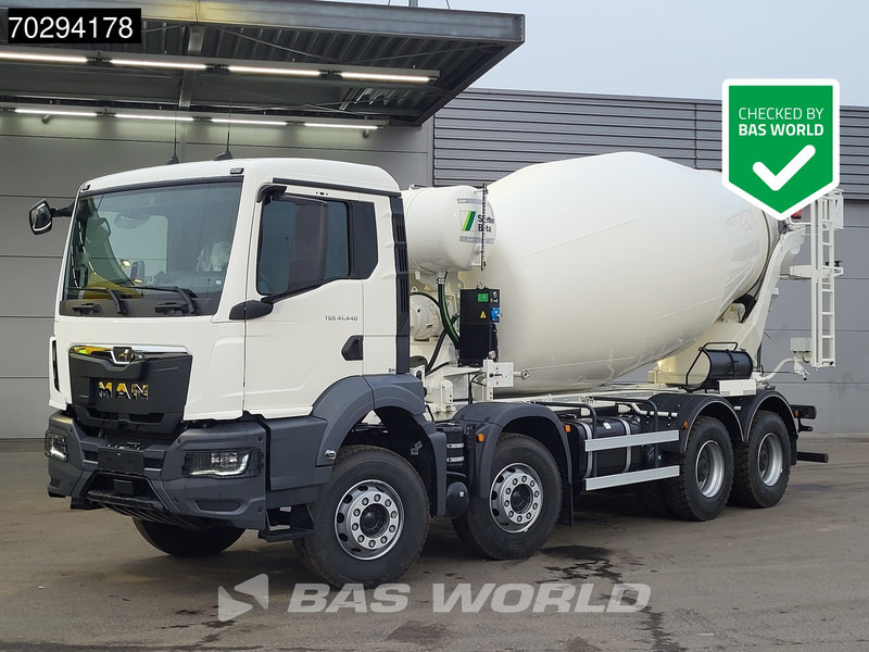 MAN TGS 41.440 8X4 NEW! 12m3 Stetter concrete mixer Big-Axle Steelsuspension Euro 6 - Camião betoneira: foto 1 MAN TGS 41.440 8X4 NEW! 12m3 Stetter concrete mixer Big-Axle Steelsuspension Euro 6 - Camião betoneira: foto 1
