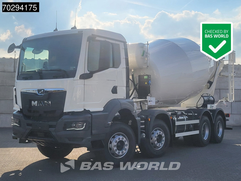 MAN TGS 41.440 8X4 New! 12m3 Stetter Mixer Big-Axle Steelsuspension Euro 6 - Camião betoneira: foto 1 MAN TGS 41.440 8X4 New! 12m3 Stetter Mixer Big-Axle Steelsuspension Euro 6 - Camião betoneira: foto 1