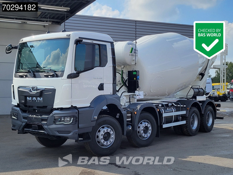 MAN TGS 41.440 8X4 New! Stetter 12 FHC BL Mixer Big-Axle Steelsuspension Automatic Euro 6 - Camião betoneira: foto 1 MAN TGS 41.440 8X4 New! Stetter 12 FHC BL Mixer Big-Axle Steelsuspension Automatic Euro 6 - Camião betoneira: foto 1