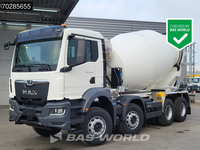 MAN TGS 41.480 8X4 NEW! 12m3 Mixer Retarder Steelsuspension Big-Axle Euro 6 - Camião betoneira: foto 1 MAN TGS 41.480 8X4 NEW! 12m3 Mixer Retarder Steelsuspension Big-Axle Euro 6 - Camião betoneira: foto 1