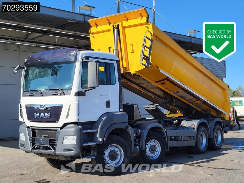 MAN TGS 41.510 8X4 19m3 Meiller tipper Steelsuspension Manual Big-Axle Euro 6 - Camião basculante: foto 1 MAN TGS 41.510 8X4 19m3 Meiller tipper Steelsuspension Manual Big-Axle Euro 6 - Camião basculante: foto 1
