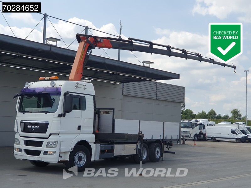 MAN TGX 26.480 TGX 6X2 Palfinger PK29002 Kran Crane 8 ext 2.5T winch Retarder Manual Euro 4 - Camião de caixa aberta/ Plataforma, Camião grua: foto 1 MAN TGX 26.480 TGX 6X2 Palfinger PK29002 Kran Crane 8 ext 2.5T winch Retarder Manual Euro 4 - Camião de caixa aberta/ Plataforma, Camião grua: foto 1