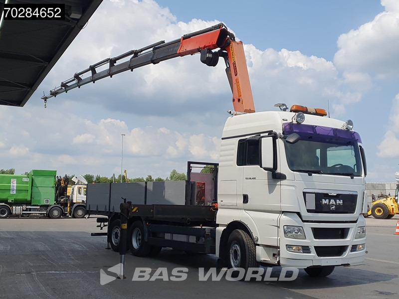 MAN TGX 26.480 TGX 6X2 Palfinger PK29002 Kran Crane 8 extensions Retarder Manual Euro 4 - Camião de caixa aberta/ Plataforma, Camião grua: foto 3 MAN TGX 26.480 TGX 6X2 Palfinger PK29002 Kran Crane 8 extensions Retarder Manual Euro 4 - Camião de caixa aberta/ Plataforma, Camião grua: foto 3