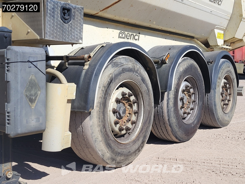 Semi-reboque basculante Menci SA700R Liftachse 28m3: foto 9
