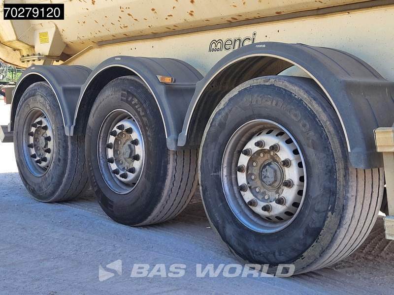 Semi-reboque basculante Menci SA700R Liftachse 28m3: foto 10