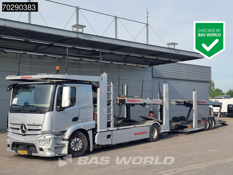 Mercedes-Benz Actros 1843 4X2 NL-Truck 8 Cars Hydraulic Winch Kässbohrer Car Transporter Euro 6 - Camião transporte de veículos: foto 1 Mercedes-Benz Actros 1843 4X2 NL-Truck 8 Cars Hydraulic Winch Kässbohrer Car Transporter Euro 6 - Camião transporte de veículos: foto 1