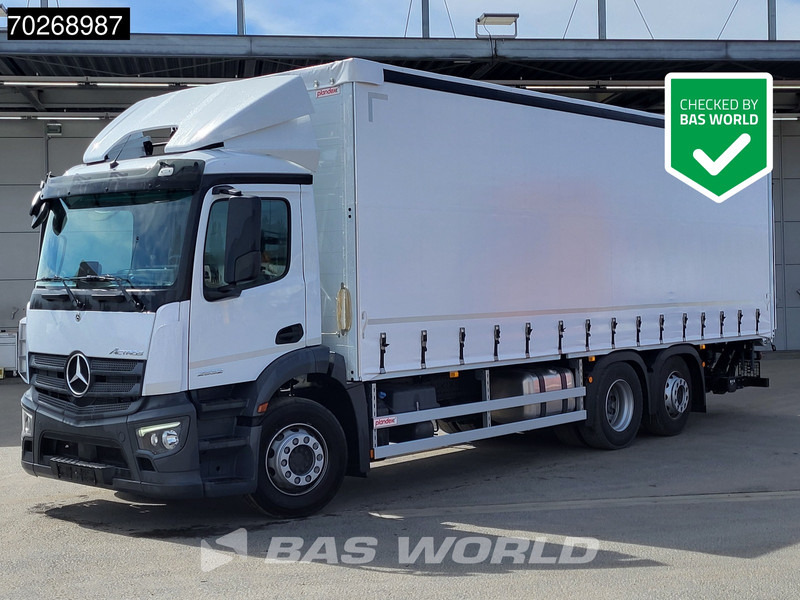 Mercedes-Benz Actros 2532 6X2 NEW 2000kg Ladebordwand Navi Lenkachse Euro 6 - Camião de lona: foto 1 Mercedes-Benz Actros 2532 6X2 NEW 2000kg Ladebordwand Navi Lenkachse Euro 6 - Camião de lona: foto 1