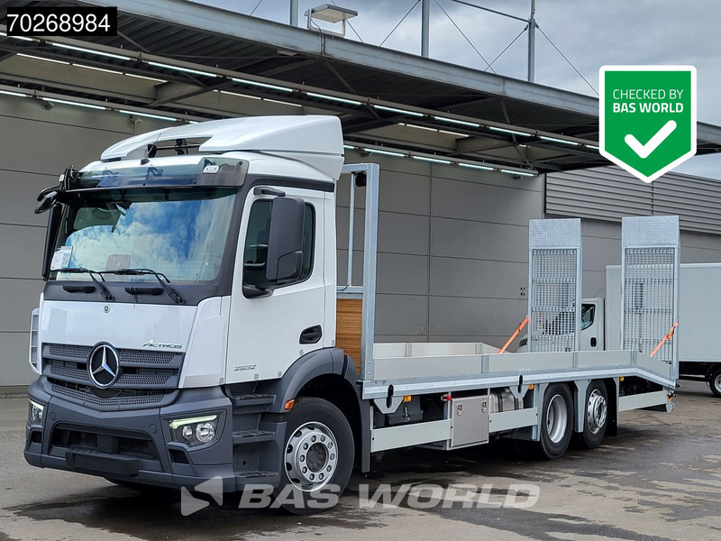Mercedes-Benz Actros 2532 6X2 NEW! Machine tansporter Oprijwagen Lenkachse Navi Euro 6 - Camião transporte de veículos: foto 1 Mercedes-Benz Actros 2532 6X2 NEW! Machine tansporter Oprijwagen Lenkachse Navi Euro 6 - Camião transporte de veículos: foto 1