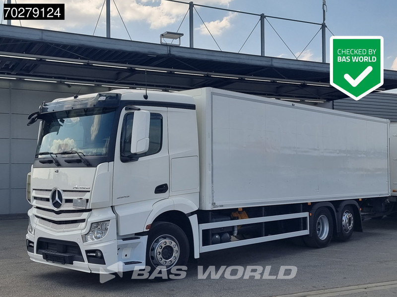 Mercedes-Benz Actros 2543 6X2 Lift+steering Axle Retarder ACC Navi Ladebordwand Euro 6 - Camião furgão: foto 1 Mercedes-Benz Actros 2543 6X2 Lift+steering Axle Retarder ACC Navi Ladebordwand Euro 6 - Camião furgão: foto 1