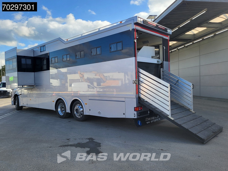 Mercedes-Benz Actros 2551 6X2 Pferdetransport Horse truck + Living Standairco Navi ACC Automatic Euro 6 - Camião de transporte de cavalos: foto 2 Mercedes-Benz Actros 2551 6X2 Pferdetransport Horse truck + Living Standairco Navi ACC Automatic Euro 6 - Camião de transporte de cavalos: foto 2