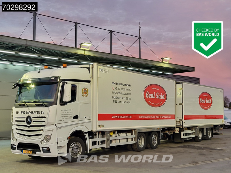 Mercedes-Benz Actros 2643 6X2 NL-Combi Frigoblock FB-FIL2 2tons Ladebordwand Retarder Automatic Xenon - Camião frigorífico: foto 1 Mercedes-Benz Actros 2643 6X2 NL-Combi Frigoblock FB-FIL2 2tons Ladebordwand Retarder Automatic Xenon - Camião frigorífico: foto 1