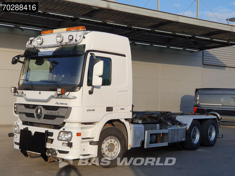 Camião polibenne Mercedes-Benz Actros 2648 Actros 6X4 HIAB XR20SL56 Hooklift Big-Axle Automatic Euro 5: foto 6