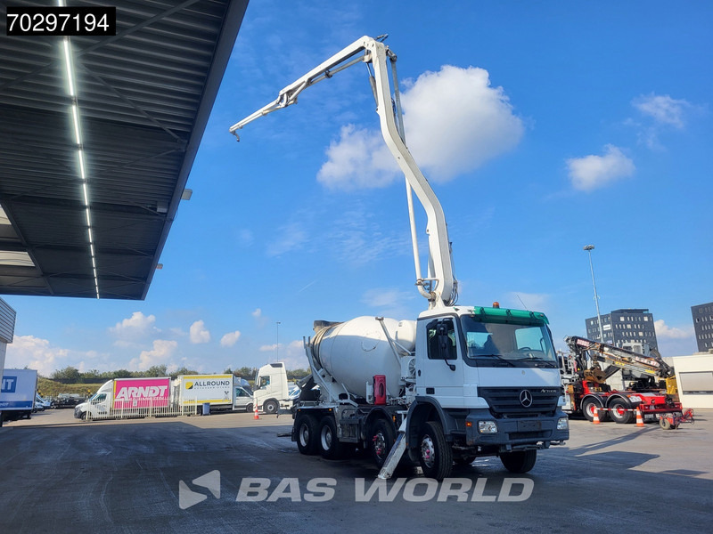 Mercedes-Benz Actros 3236 8X4 Mecbo M 23.3/100-BZ PUMI Big-Axle Steelsuspension 3-Pedals Euro 3 - Autobomba de betão: foto 3 Mercedes-Benz Actros 3236 8X4 Mecbo M 23.3/100-BZ PUMI Big-Axle Steelsuspension 3-Pedals Euro 3 - Autobomba de betão: foto 3