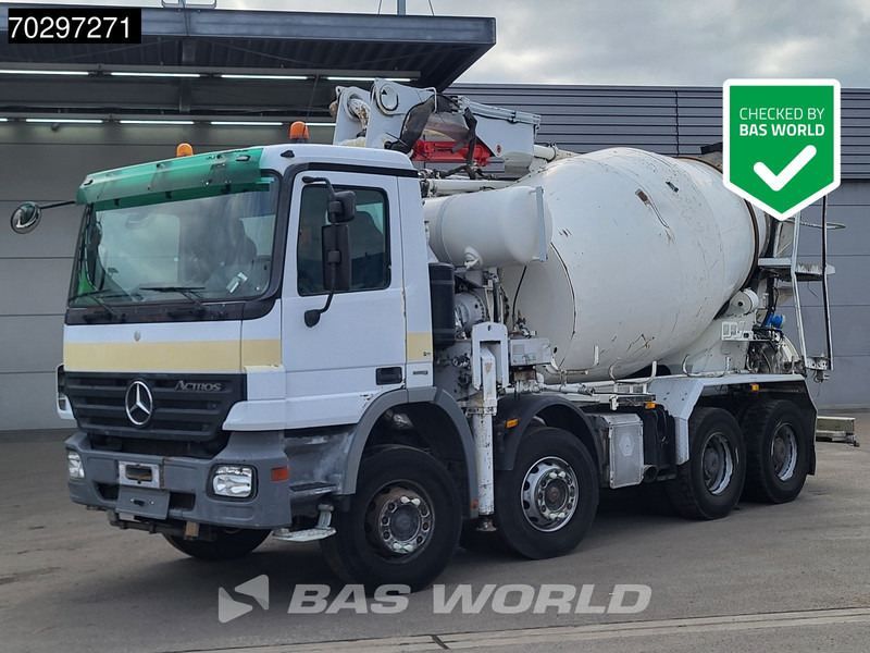 Mercedes-Benz Actros 3241 8X4 7m3 Putzmeister Mixer Big-Axle Steelsuspension 3-Pedals Pompe+Mixer Euro 4 - Autobomba de betão: foto 1 Mercedes-Benz Actros 3241 8X4 7m3 Putzmeister Mixer Big-Axle Steelsuspension 3-Pedals Pompe+Mixer Euro 4 - Autobomba de betão: foto 1