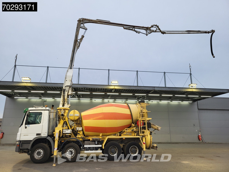 Leasing de Mercedes-Benz Actros 3244 8X4 Retarder Putzmeister 24 Mtrs Pumi Big-Axle 3-Pedals Euro 4 Mercedes-Benz Actros 3244 8X4 Retarder Putzmeister 24 Mtrs Pumi Big-Axle 3-Pedals Euro 4: foto 5