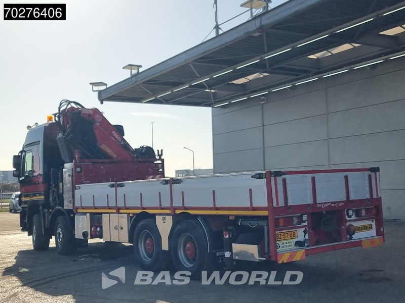 Camião de caixa aberta/ Plataforma, Camião grua Mercedes-Benz Actros 4146 8X4 FASSI F600AXP.26 Crane Kran NL-Truck Euro 5: foto 9