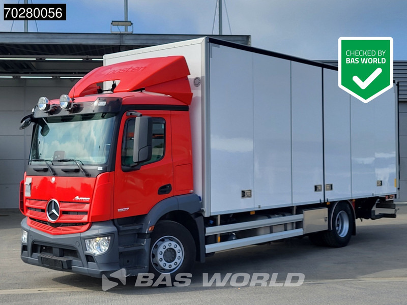 Mercedes-Benz Antos 1827 4X2 19tonner 2000kg Ladebordwand Automatic Euro 6 - Camião furgão: foto 1 Mercedes-Benz Antos 1827 4X2 19tonner 2000kg Ladebordwand Automatic Euro 6 - Camião furgão: foto 1