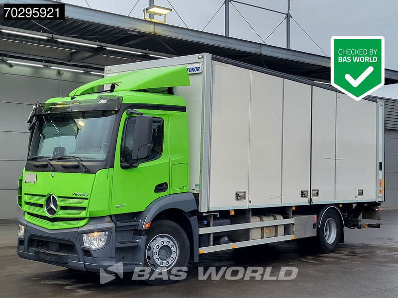 Mercedes-Benz Antos 1827 4X2 2000kg Ladebordwand box heating Automatic Xenon Euro 6 - Camião furgão: foto 1 Mercedes-Benz Antos 1827 4X2 2000kg Ladebordwand box heating Automatic Xenon Euro 6 - Camião furgão: foto 1