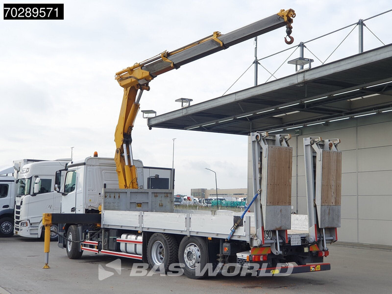 Mercedes-Benz Antos 2542 6X2 Fassi F330A023 Crane Kran Hydraulic ramps Retarder Lift+steering Euro 6 - Camião de caixa aberta/ Plataforma, Camião grua: foto 2 Mercedes-Benz Antos 2542 6X2 Fassi F330A023 Crane Kran Hydraulic ramps Retarder Lift+steering Euro 6 - Camião de caixa aberta/ Plataforma, Camião grua: foto 2