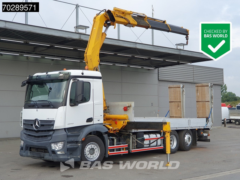 Mercedes-Benz Antos 2542 6X2 Fassi F330A023 Crane Kran Hydraulic ramps Retarder Lift+steering Euro 6 - Camião de caixa aberta/ Plataforma, Camião grua: foto 1 Mercedes-Benz Antos 2542 6X2 Fassi F330A023 Crane Kran Hydraulic ramps Retarder Lift+steering Euro 6 - Camião de caixa aberta/ Plataforma, Camião grua: foto 1