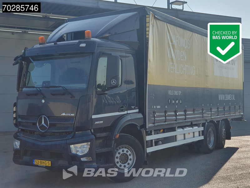 Mercedes-Benz Antos 2835 6X2 28ton NL-Truck Lift+lenkasche Automatic Navi Euro 6 - Camião de lona: foto 1 Mercedes-Benz Antos 2835 6X2 28ton NL-Truck Lift+lenkasche Automatic Navi Euro 6 - Camião de lona: foto 1