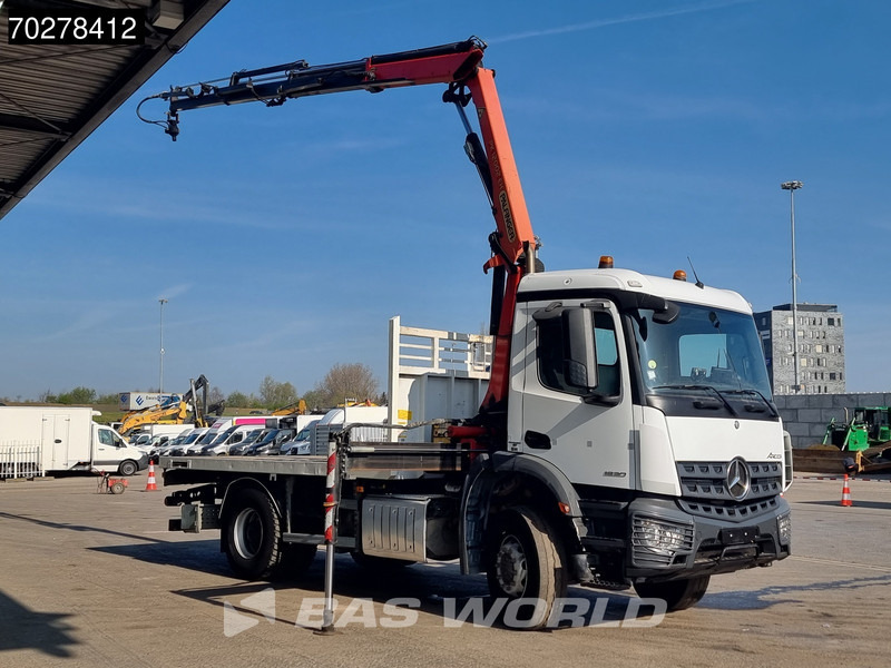 Mercedes-Benz Arocs 1830 4X2 Palfinger PK12.002 EH B Remote Full Steel Big-Axle Euro 6 - Camião de caixa aberta/ Plataforma, Camião grua: foto 3 Mercedes-Benz Arocs 1830 4X2 Palfinger PK12.002 EH B Remote Full Steel Big-Axle Euro 6 - Camião de caixa aberta/ Plataforma, Camião grua: foto 3