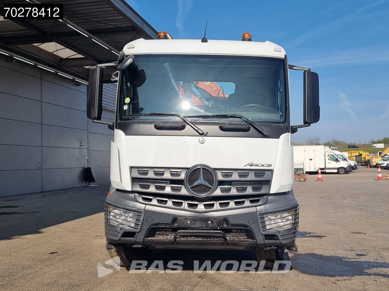 Camião de caixa aberta/ Plataforma, Camião grua Mercedes-Benz Arocs 1830 4X2 Palfinger PK12.002 EH B Remote Full Steel Big-Axle Euro 6: foto 11