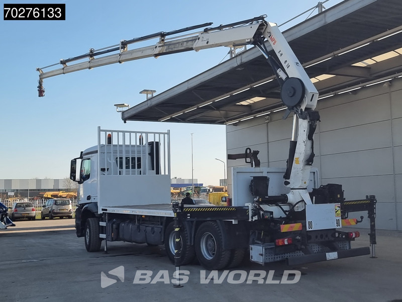 Mercedes-Benz Arocs 2636 6X4 HIAB X-HIDUO 188 ES-S Crane Kran Big axle Euro 6 - Camião de caixa aberta/ Plataforma, Camião grua: foto 2 Mercedes-Benz Arocs 2636 6X4 HIAB X-HIDUO 188 ES-S Crane Kran Big axle Euro 6 - Camião de caixa aberta/ Plataforma, Camião grua: foto 2