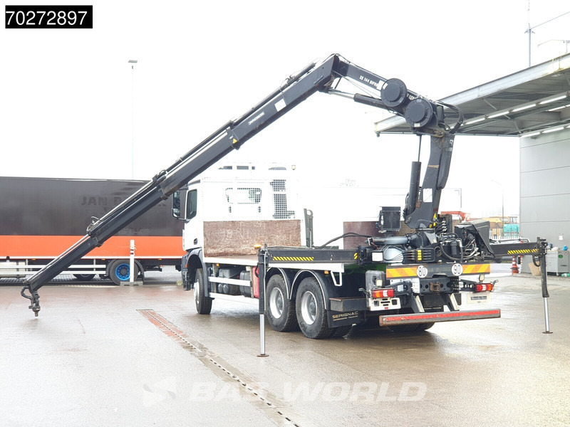Mercedes-Benz Arocs 2636 6X4 Hiab 144 E-3 Hipro Kran Crane Remote Full Steel Euro 6 - Camião de caixa aberta/ Plataforma, Camião grua: foto 2 Mercedes-Benz Arocs 2636 6X4 Hiab 144 E-3 Hipro Kran Crane Remote Full Steel Euro 6 - Camião de caixa aberta/ Plataforma, Camião grua: foto 2