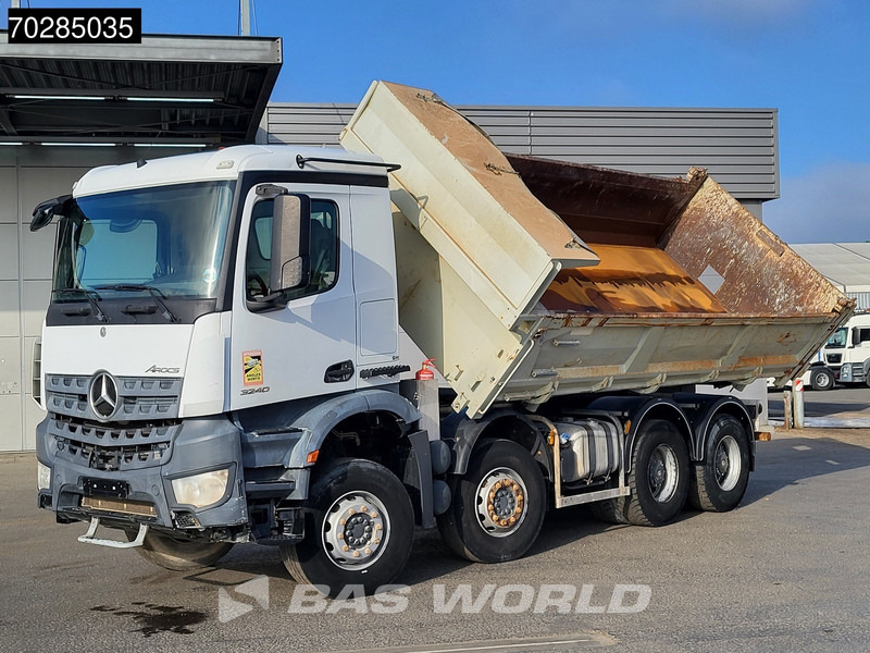 Mercedes-Benz Arocs 3240 8X4 12m3 2-side Tipper Lenkasche Steel Suspension Automatic Big-Axle Euro 6 - Camião basculante: foto 5 Mercedes-Benz Arocs 3240 8X4 12m3 2-side Tipper Lenkasche Steel Suspension Automatic Big-Axle Euro 6 - Camião basculante: foto 5