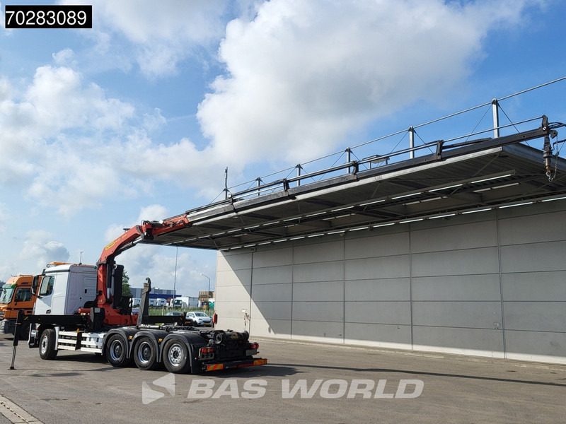 Mercedes-Benz Arocs 3245 Actros 8X4 Palfinger PK22002 EH Crane 17tons hooklift Big-Axle Lift+Lenkachse Navi Euro 6 - Camião polibenne, Camião grua: foto 2 Mercedes-Benz Arocs 3245 Actros 8X4 Palfinger PK22002 EH Crane 17tons hooklift Big-Axle Lift+Lenkachse Navi Euro 6 - Camião polibenne, Camião grua: foto 2